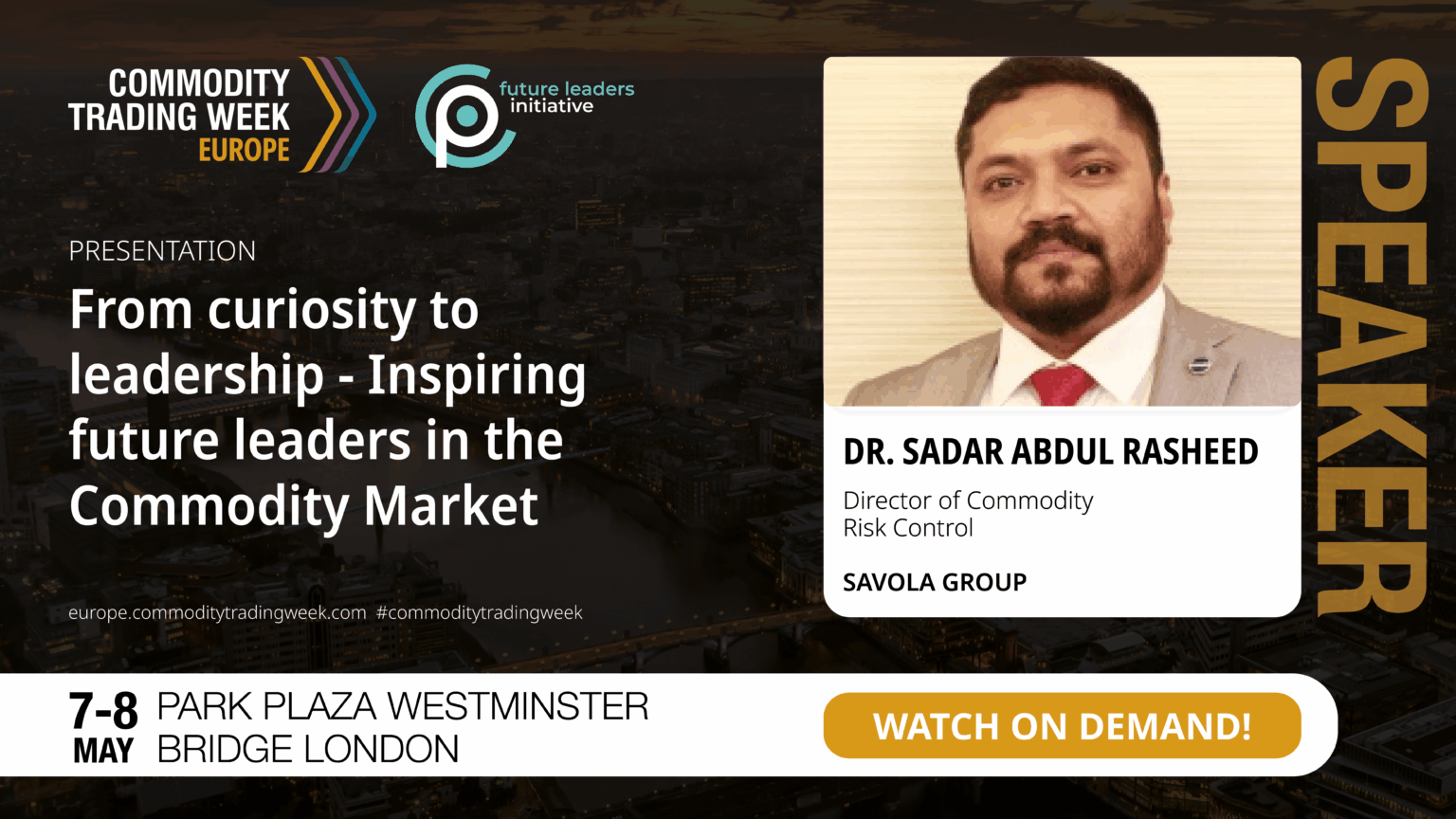 From curiosity to leadership by Dr. Sadar Abdul Rasheed – Inspiring ...